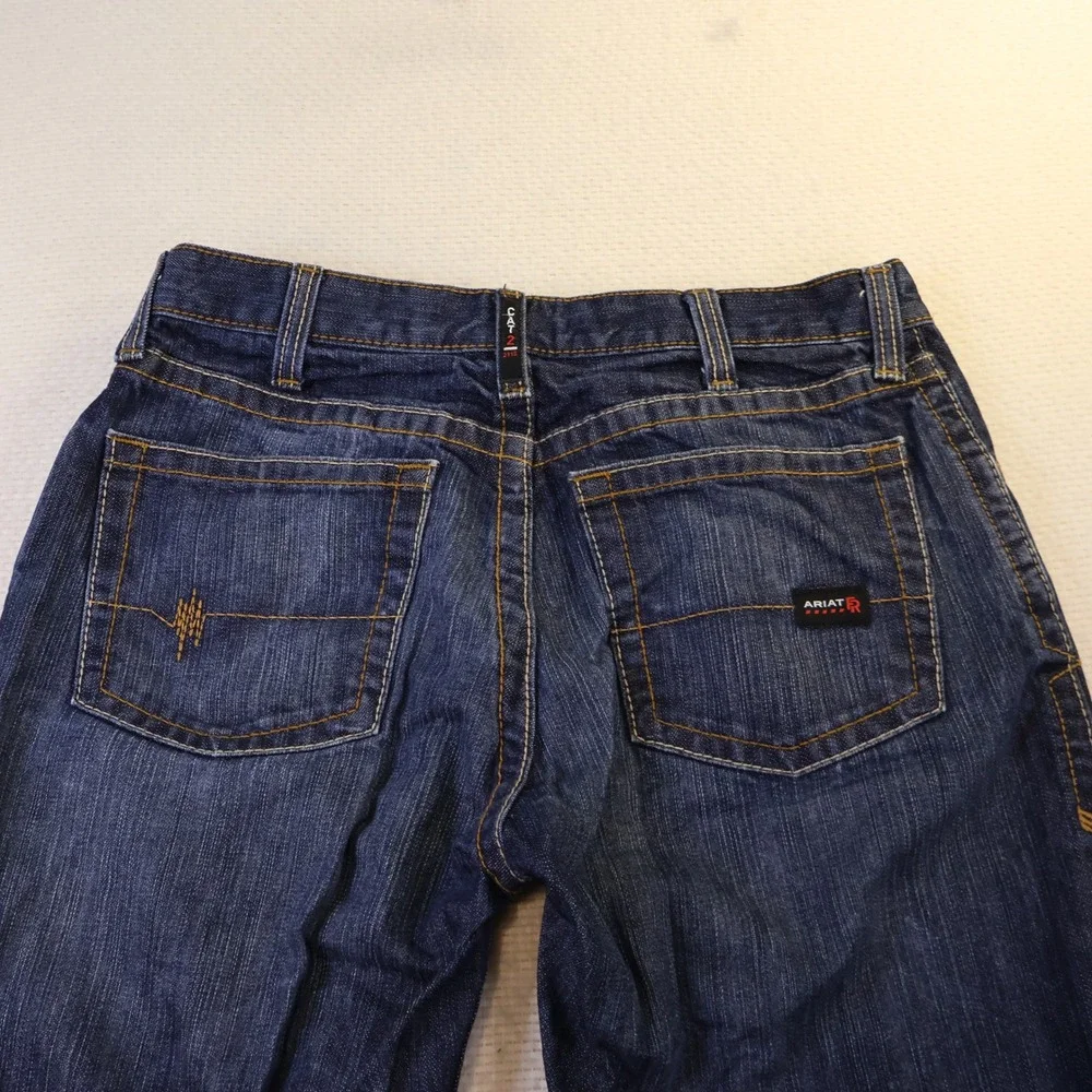 Ariat Mens 32x34 M3 Loose Fit FR Work Jeans Dark Indigo Flame Resistant CAT 2
